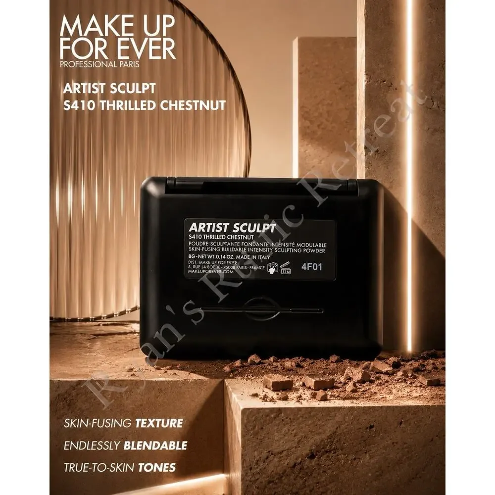 MAKE UP FOR EVER - Artist Sculpt - Model: S410 Shade: Thrilled Chestnut- 0.14 oz